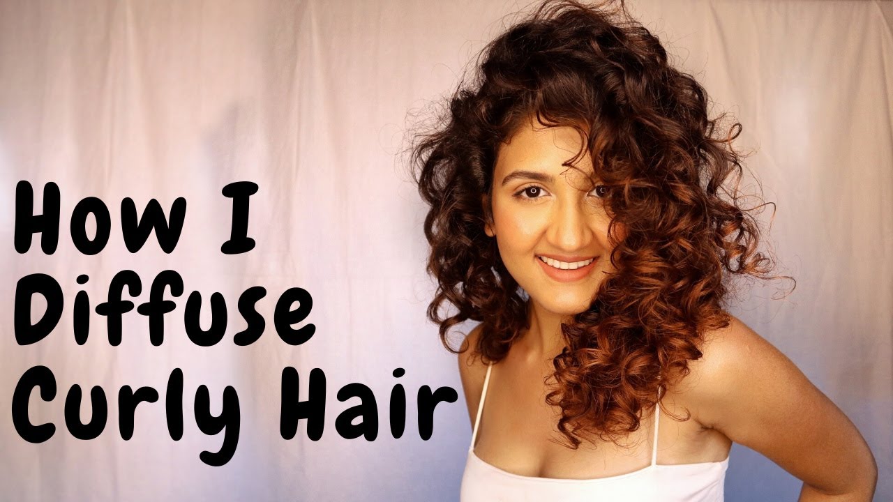 How I Diffuse my Curly Hair | NO FRIZZ | Madhushree Joshi