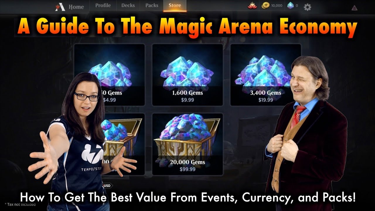 The Magic: The Gathering Arena Economy: How To Get The Best Value of Prize Support, Gems, Wildcards