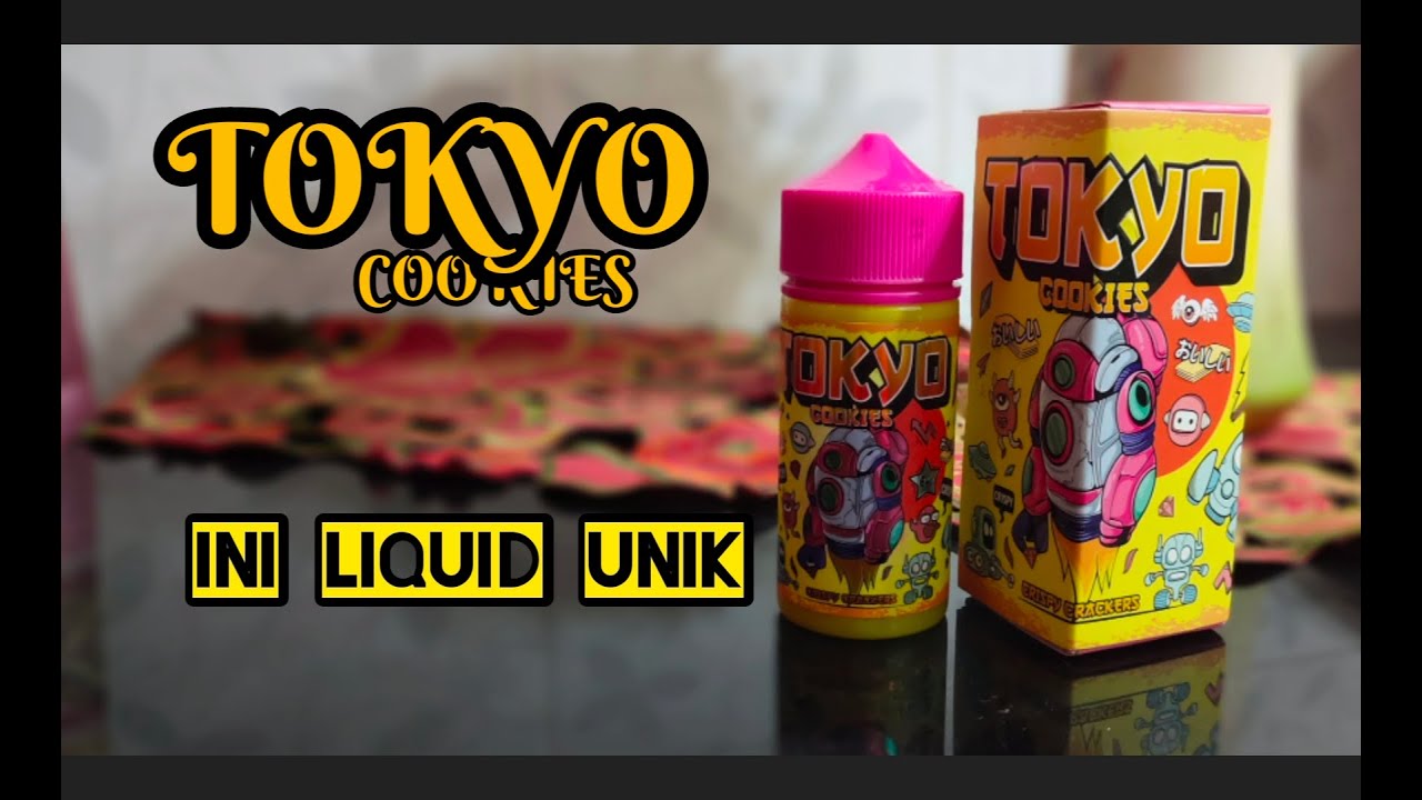 Tokyo cookies crispy crackres 6mg || liquid bisa seunik ini