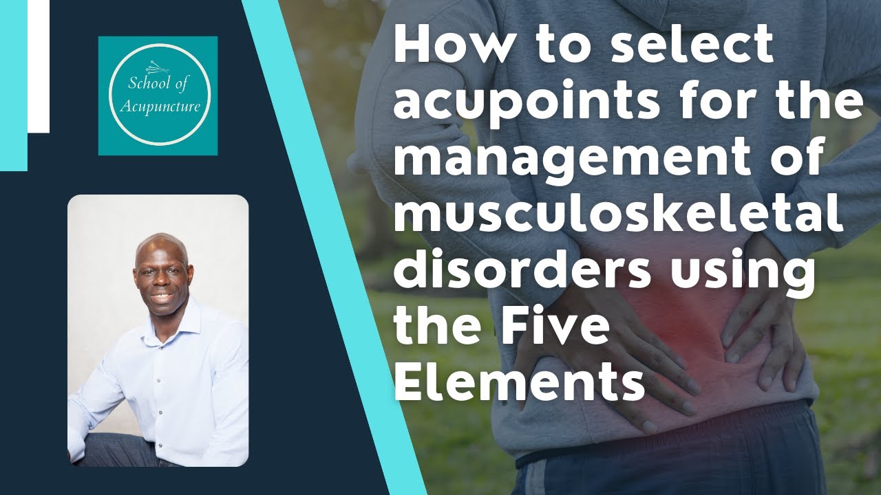 How to select acupoints for the management of musculoskeletal disorders using the Five Elements