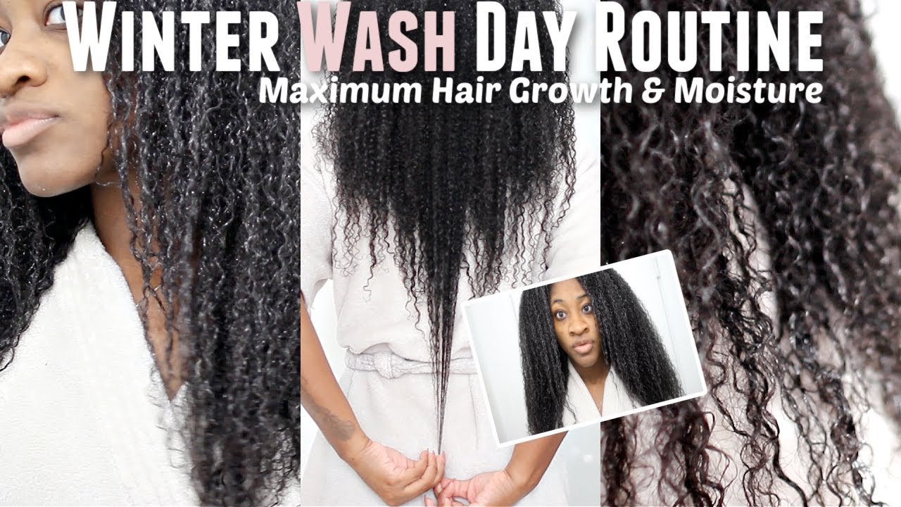 Glow Up Your Natural Hair: Winter Wash Day Routine for Maximum Hair Growth!