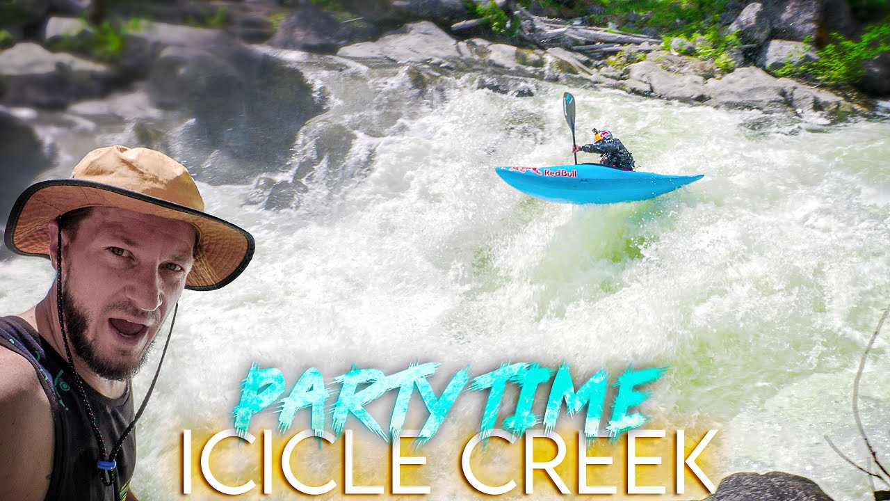 Insane Whitewater Kayaking at Icicle Creek!