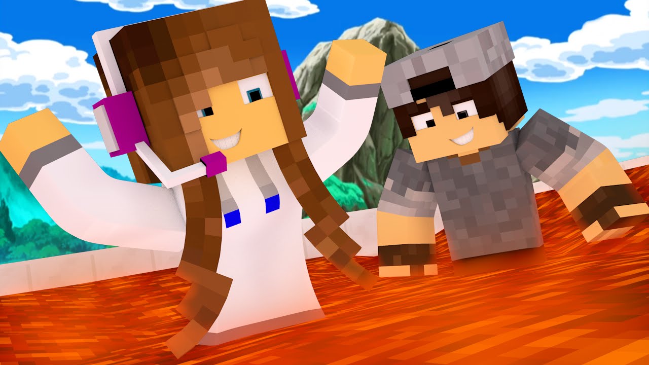 Minecraft: SKYWARS - NADANDO NA LAVA!