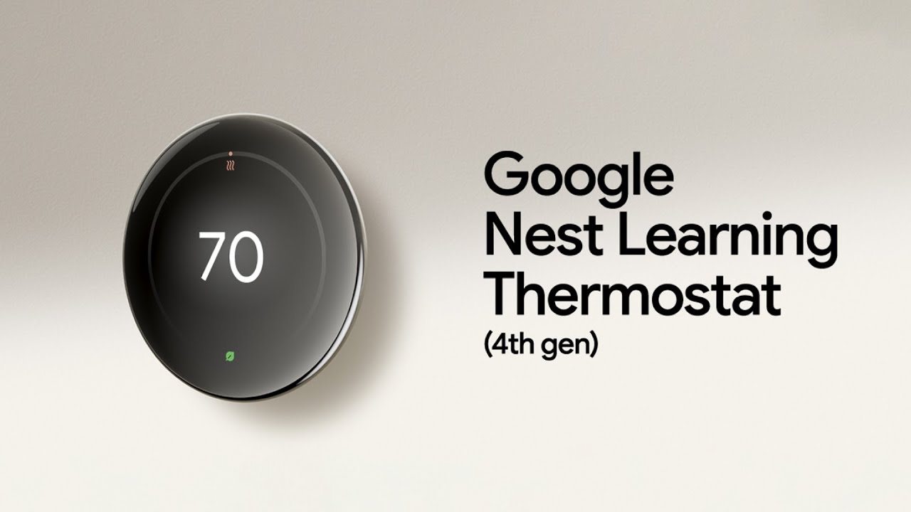 Google Nest Learning Thermostat (4th Gen, 2024) with Nest Temperature Sensor - Smart Thermostat