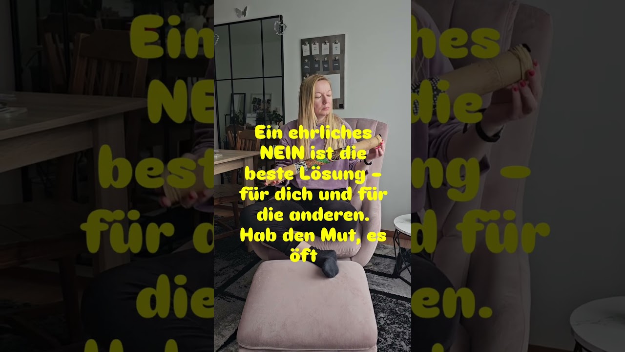 Fange langsam an zu dir zu stehen 💯. Es ist ok NEIN zu sagen