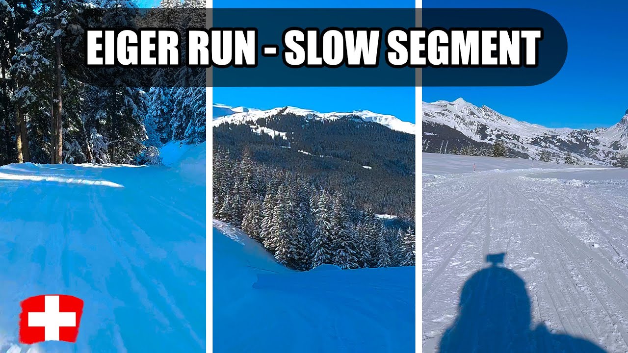 Sledging raw and uncut: Eiger Run - Slow Segment