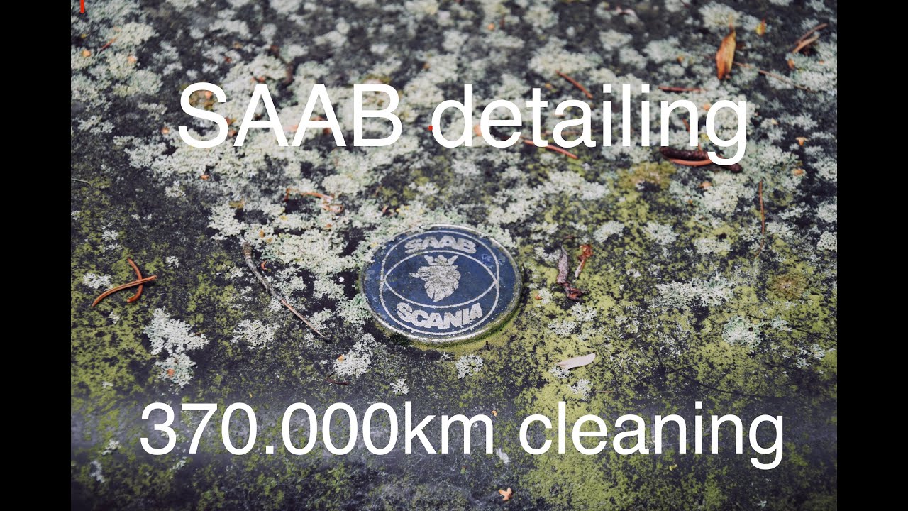 Cleaning dads new 370.000km Saab 9-5 and get it road ready *no talking* no music* Saab detailing