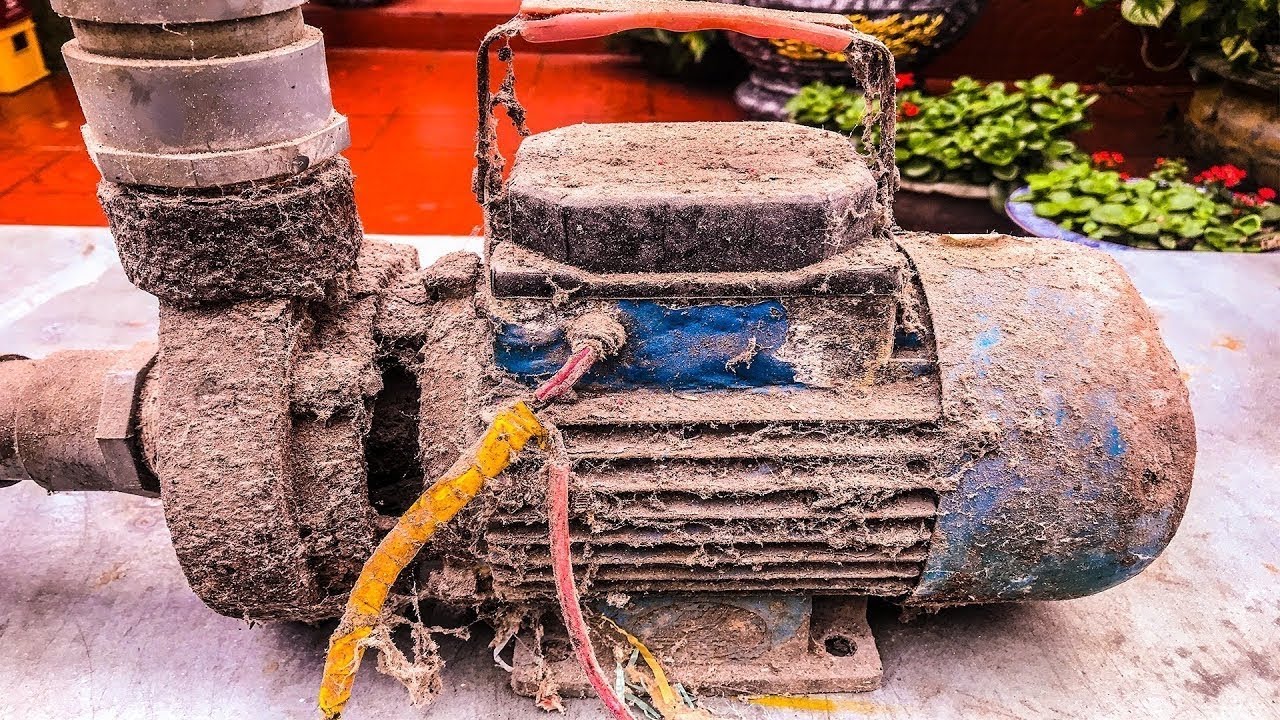 Antique Old Electric Water Pump Restoration | Old Water Pump Restoration | Electric Pump Restoration