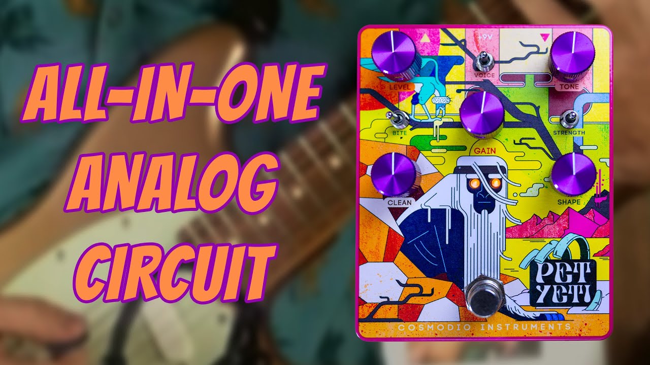 Overdrive, Distortion, Fuzz and Glitch: All-In-One Analog Circuit
