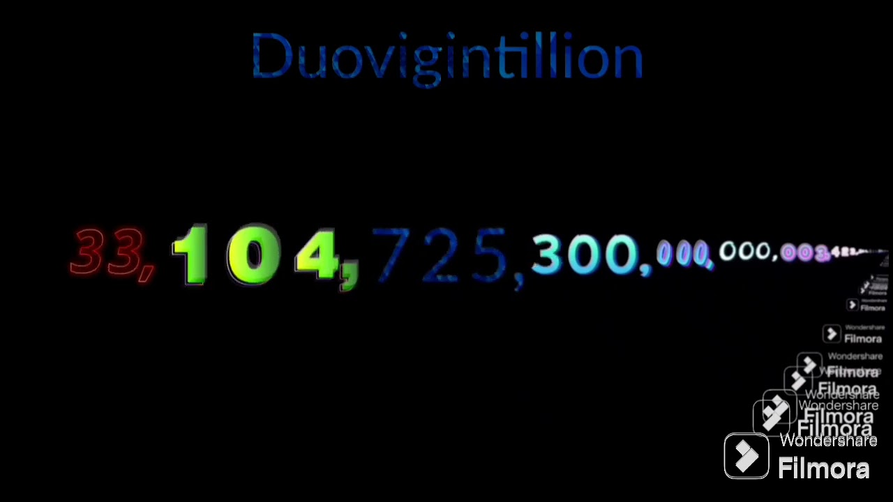 1 to 1 quinvigintillion
