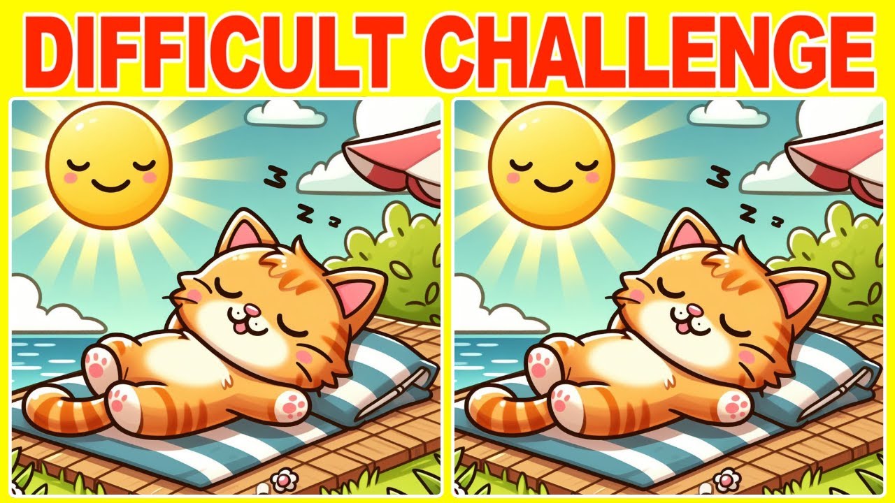 【Spot the Difference】 🌟 Enjoy a Fun 10-Minute Brain Challenge! Can You find the all differences?