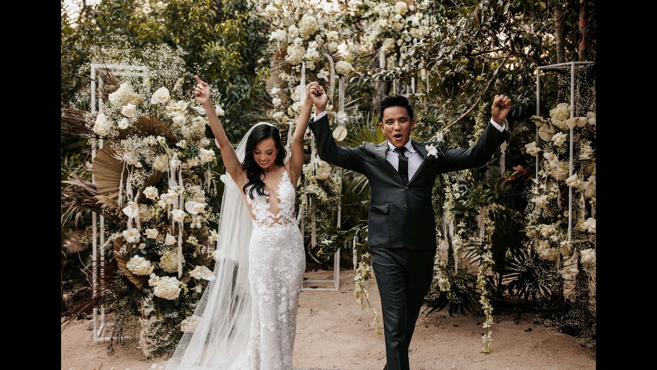 Jocelyn & Justin Jungle Disco Wedding | Kima Tulum