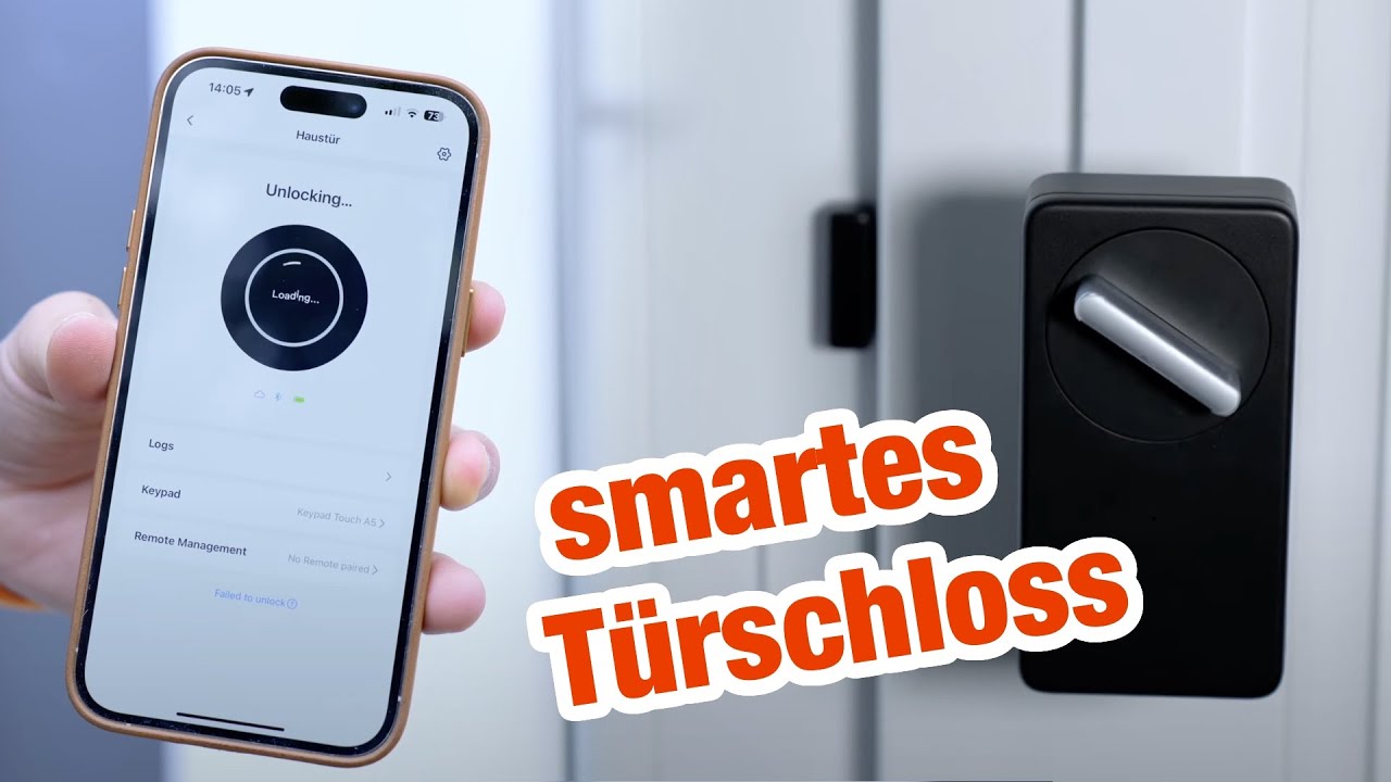 Haustür wird smart & öffnet per Fingerabdruck! SwitchBot Lock Türschloss ausprobiert