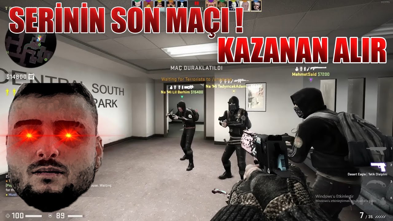 EFSANE SERİDE DURUM 1-1 ! CyberRulz Mekiple CSGO 5v5 VS
