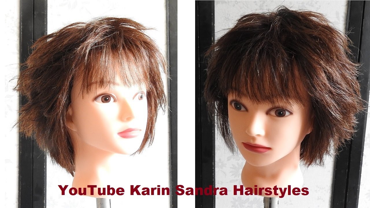 Short Shag haircut tutorial / Short layered haircut tutorial / Short Butterfly Haircut / DIY Haircut