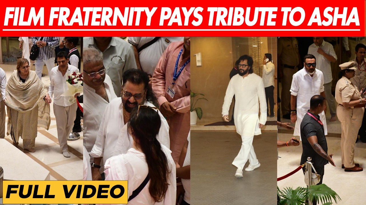 Jackie Shroff to Sachin Tendulkar: Celebs arrive to pay tribute to Asha Bhosle | UNCUT