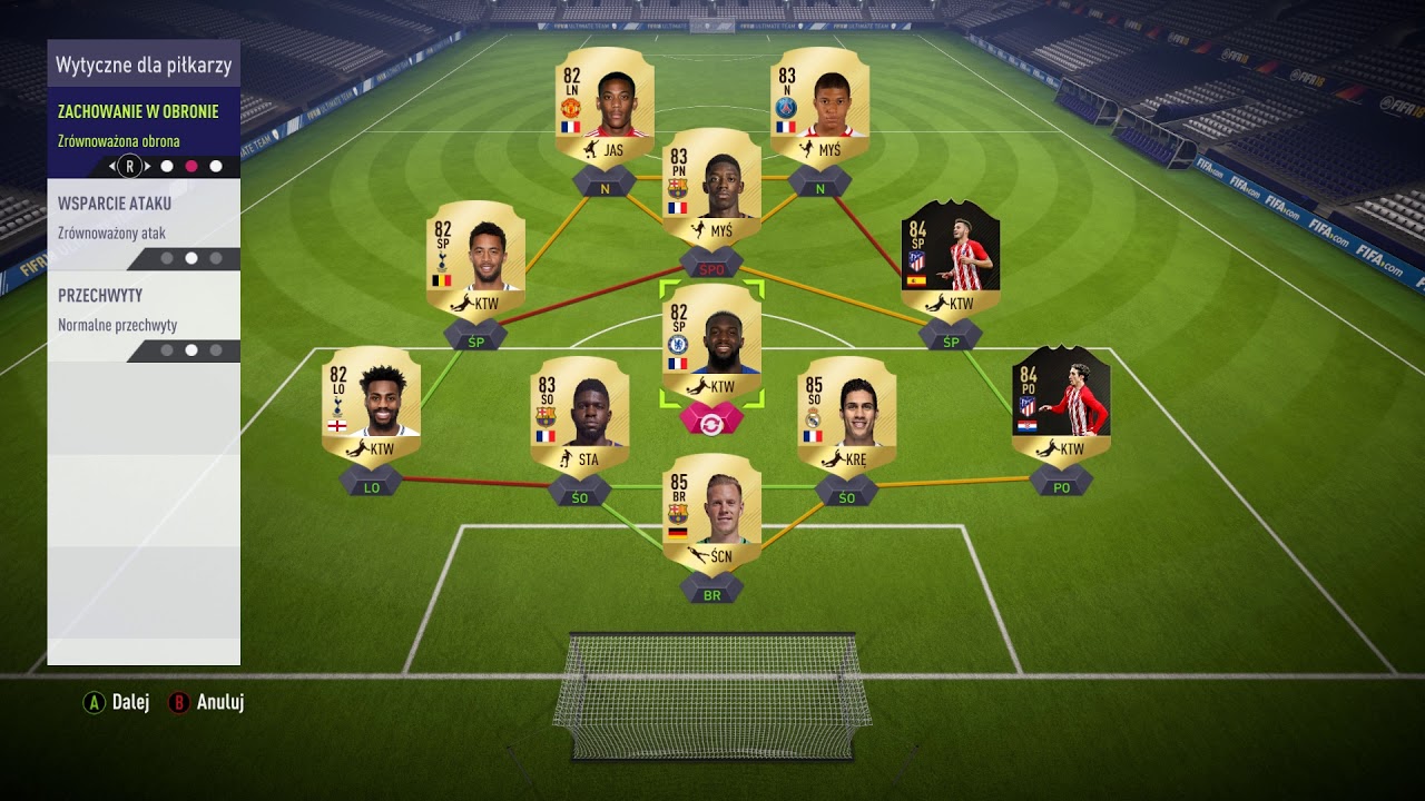 NAJLEPSZE USTAWIENIA DO SQUAD BATTLES?! | FIFA 18 SQUAD BATTLES