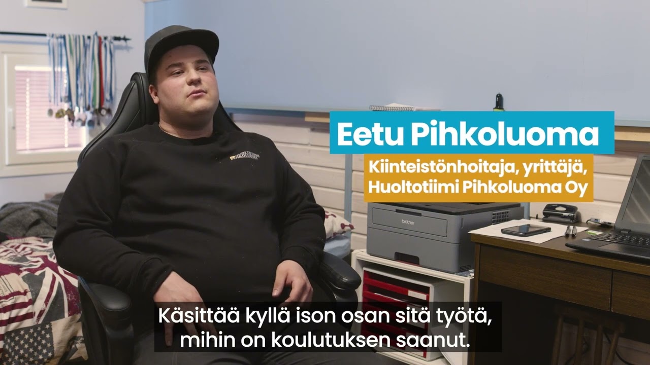 Puhtaus  ja kiinteist&ouml;ala, Eetu Pihkoluoma