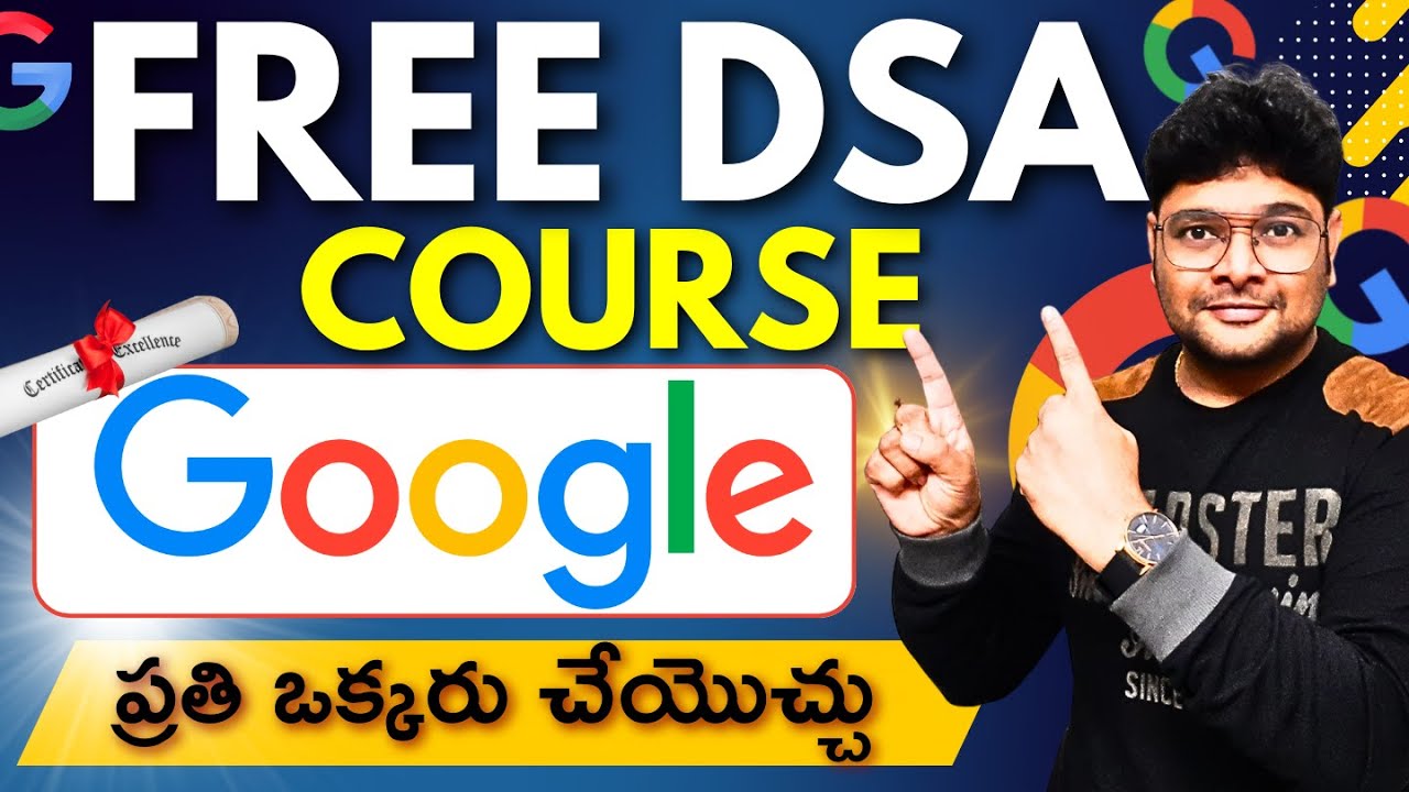 Google Launched FREE DSA Course 🔥 Best Free Way to learn Data Structure & Algorithm in 2025