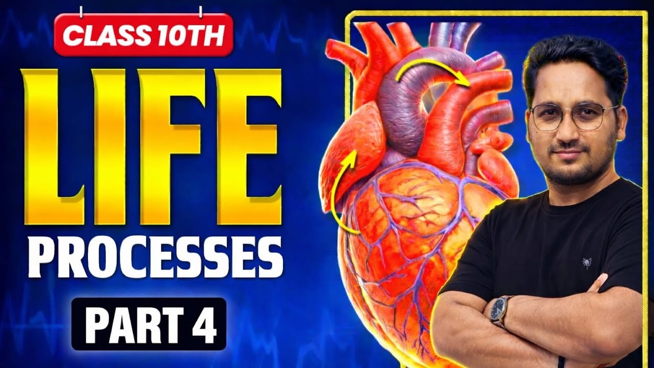 Life Processes 🔥 | Class 10 Biology | Full Chapter | Part -4