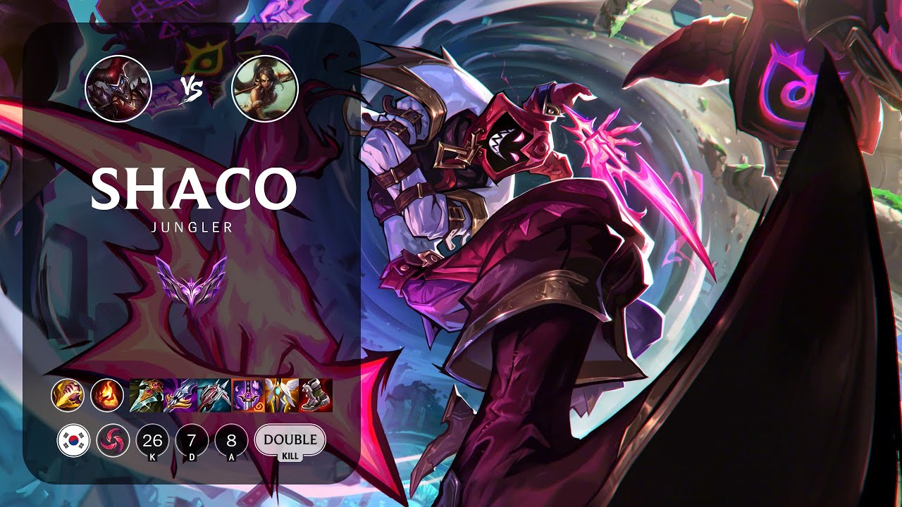 Shaco Jungle vs Nidalee - KR Master Patch 13.24