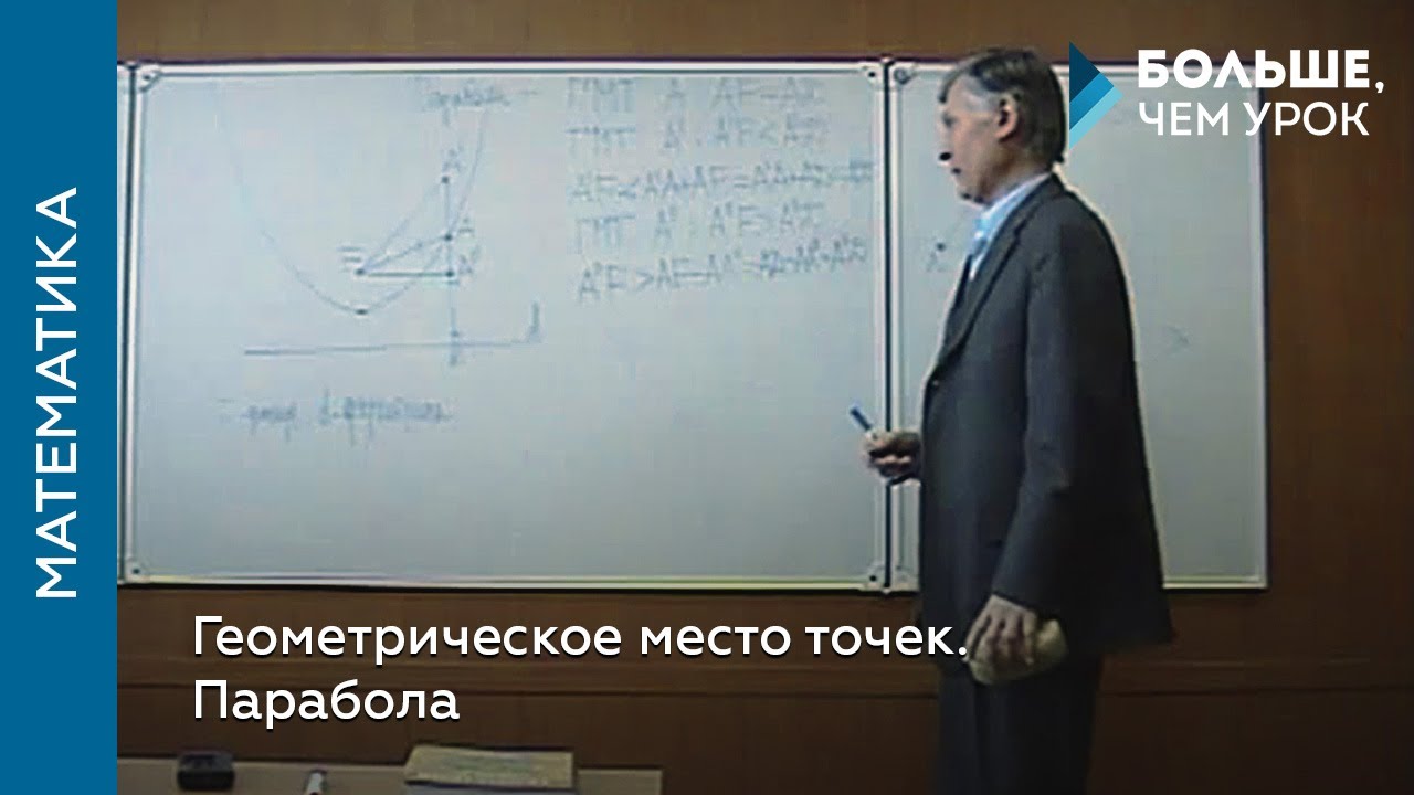 Геометрическое место точек. Парабола