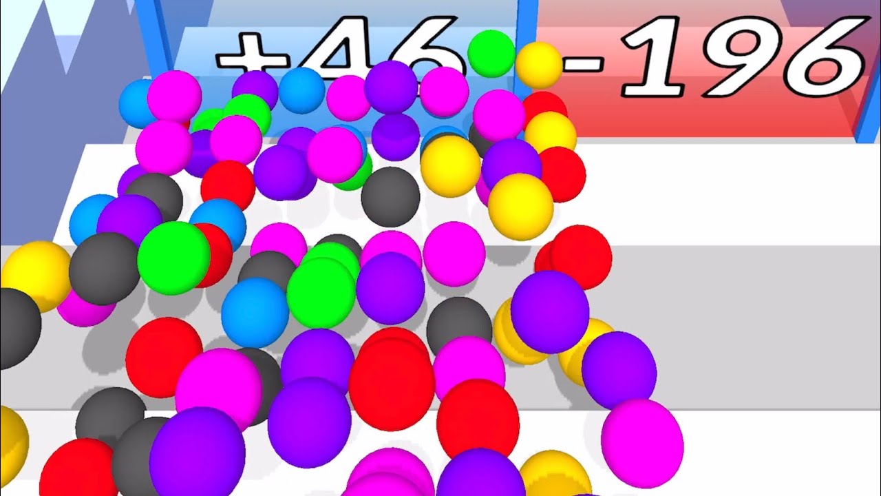 Balls On Stairs 🔴🔵🟡 MAX LEVELS All Levels Gameplay Walkthrough Android, iOS BIG UPDATE!!!