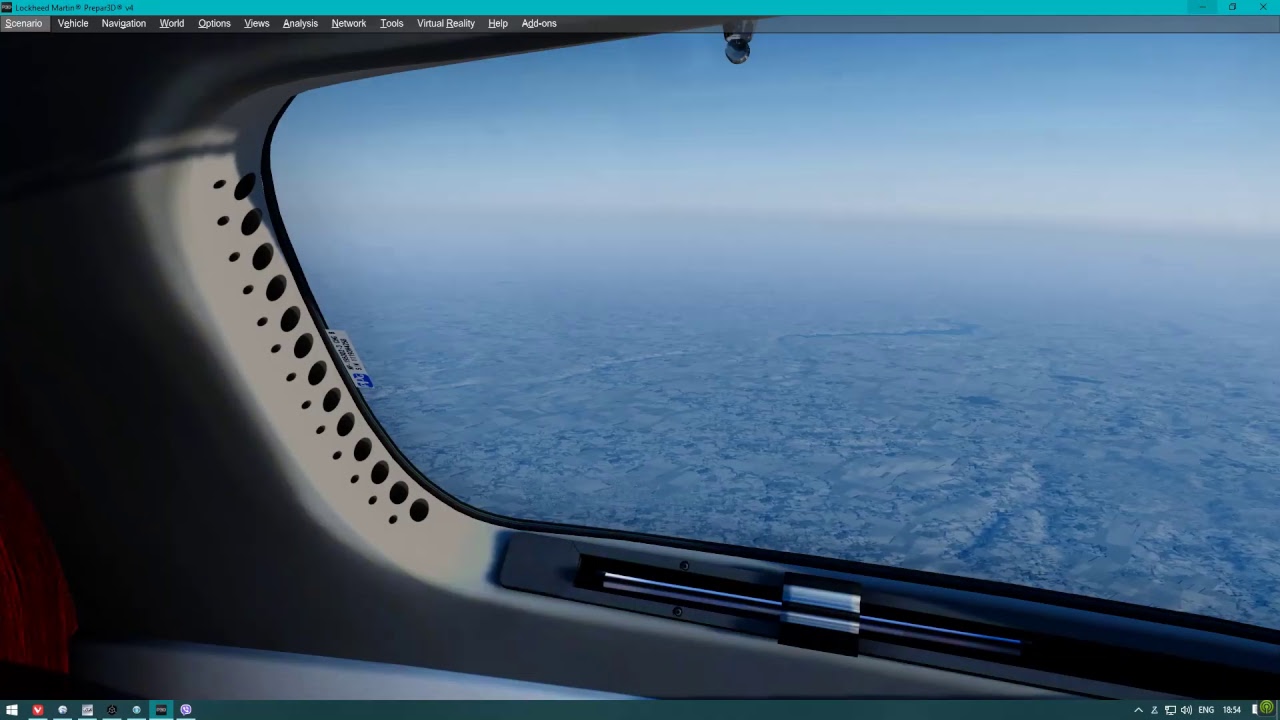 P3D 4.4/TomatoShade testing/Kyiv to Odesa/cruise