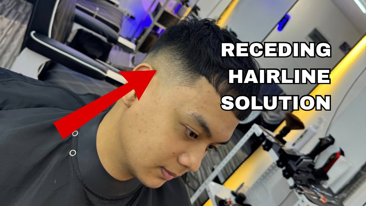 FRENCH CROP MID FADE TUTORIAL RECEDING HAIRLINE SOLUTION (TAGALOG TUTORIAL)