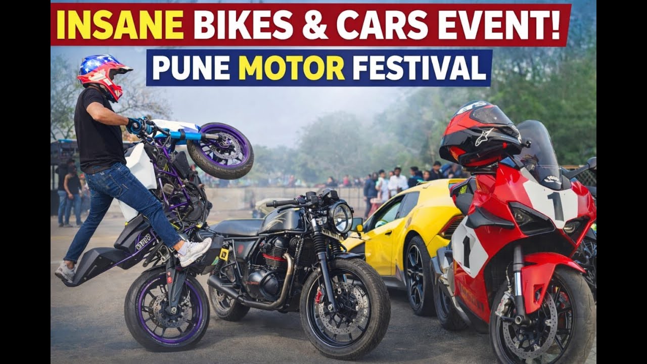 PUNE MOTOR CYCLE FESTIVAL || INSANE EXPERIENCE || LAMBORGINI HURACAN || GT BOYS || DRIFT ARENA ||