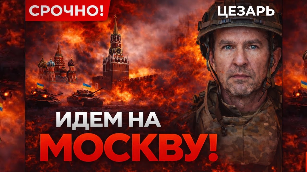 🚨 СРОЧНО! ЦЕЗАРЬ: ИДЕМ НА МОСКВУ! С НАМИ — ОКРУЖЕНИЕ ПУТИНА!