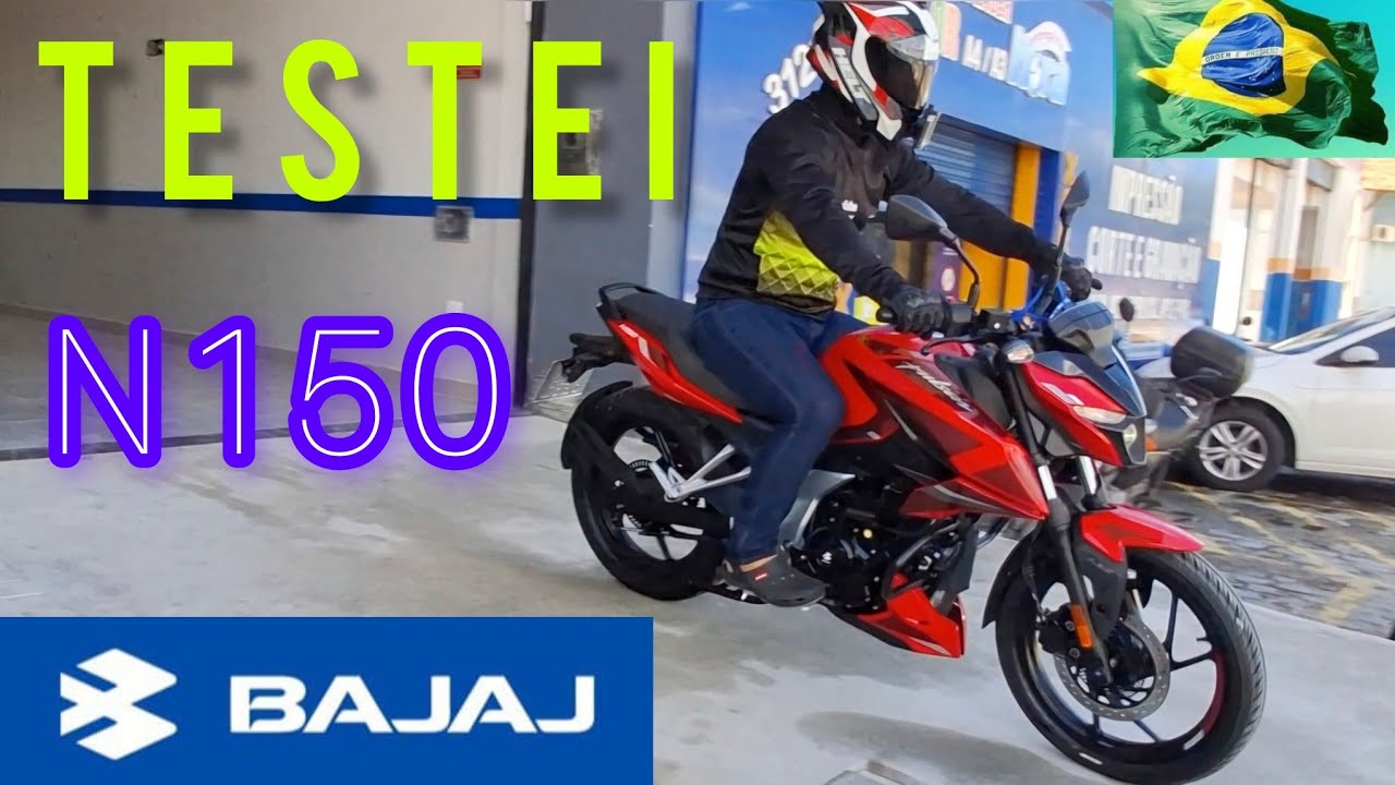 N 150 BAJAJ TEST RIDE