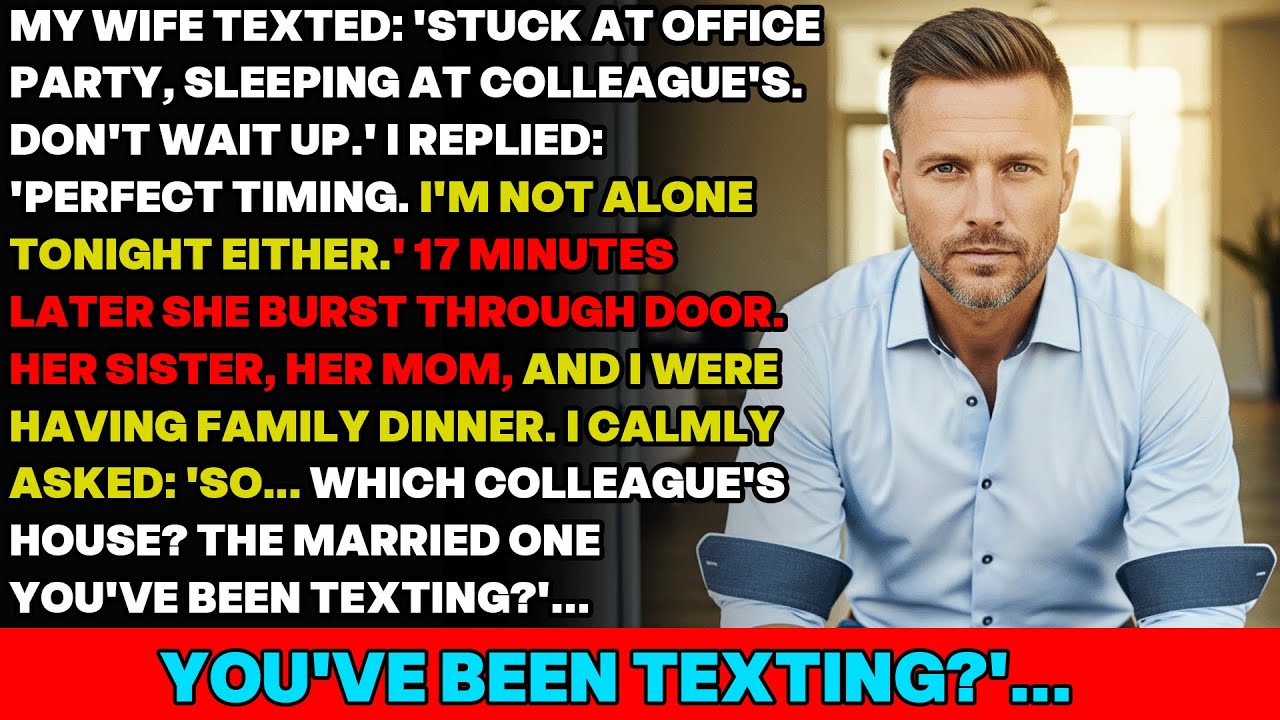 Wife Texted At 4 AM 'Something Came Up'—Minutes Later Was FRANTICALLY Ringing My Doorbell!