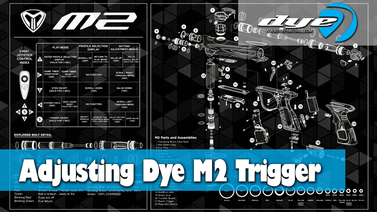 Dye m2 Trigger Adjustment w/ Matt