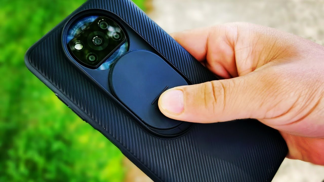 Poco X3 NFC | Nilkkin CamShield Camera Lens Protection Slim Back Case