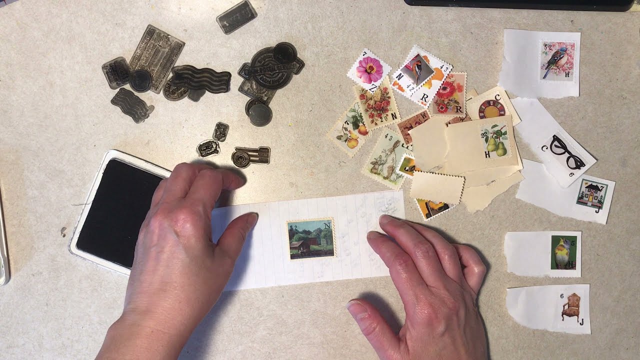 Making Faux Postage Stamps: Magazine Images