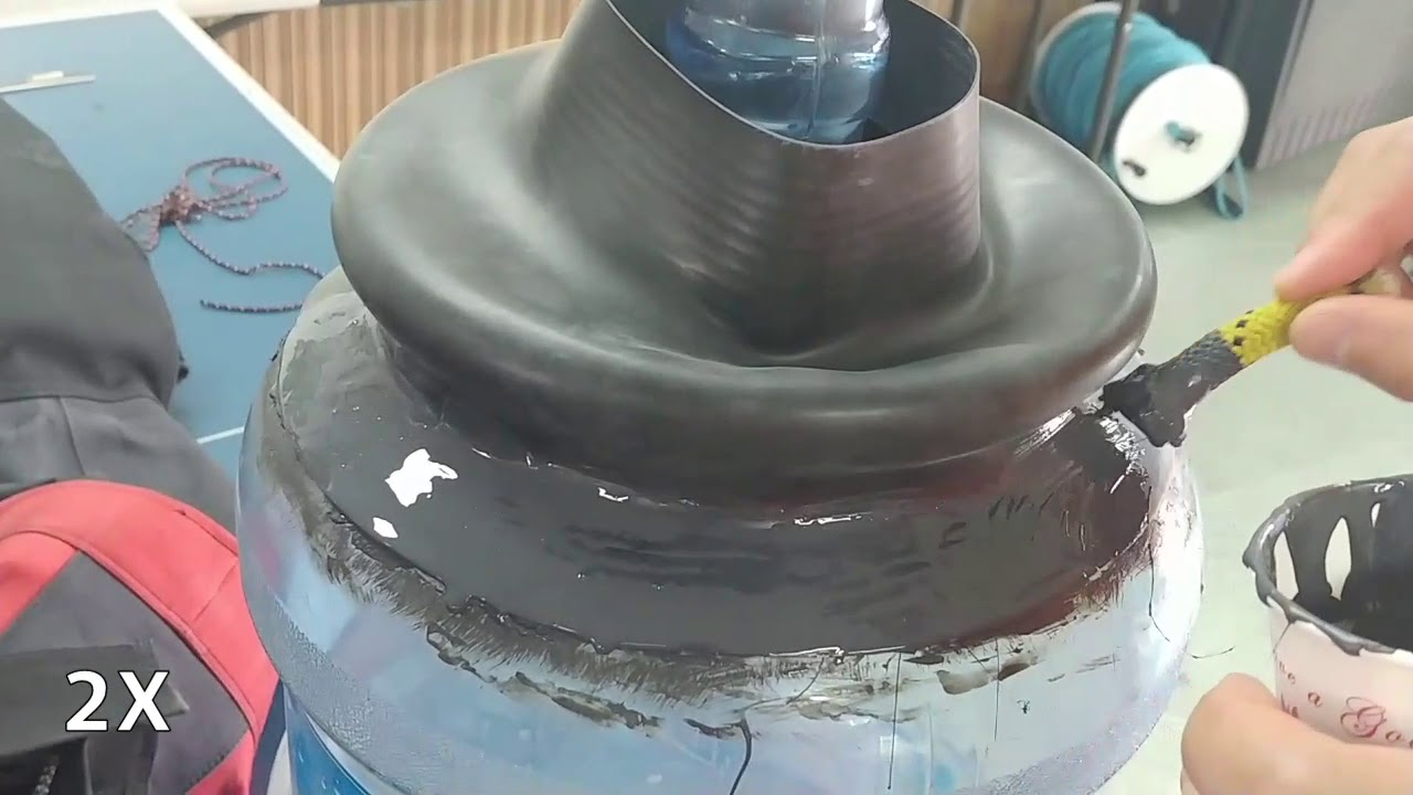 Replace dry suit neck seal (latex adhesive)