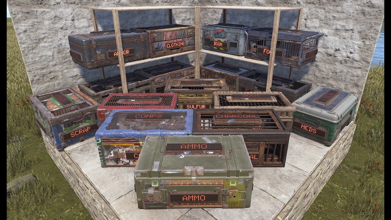Rust | Storage Box Pack DLC | Review | Showcase