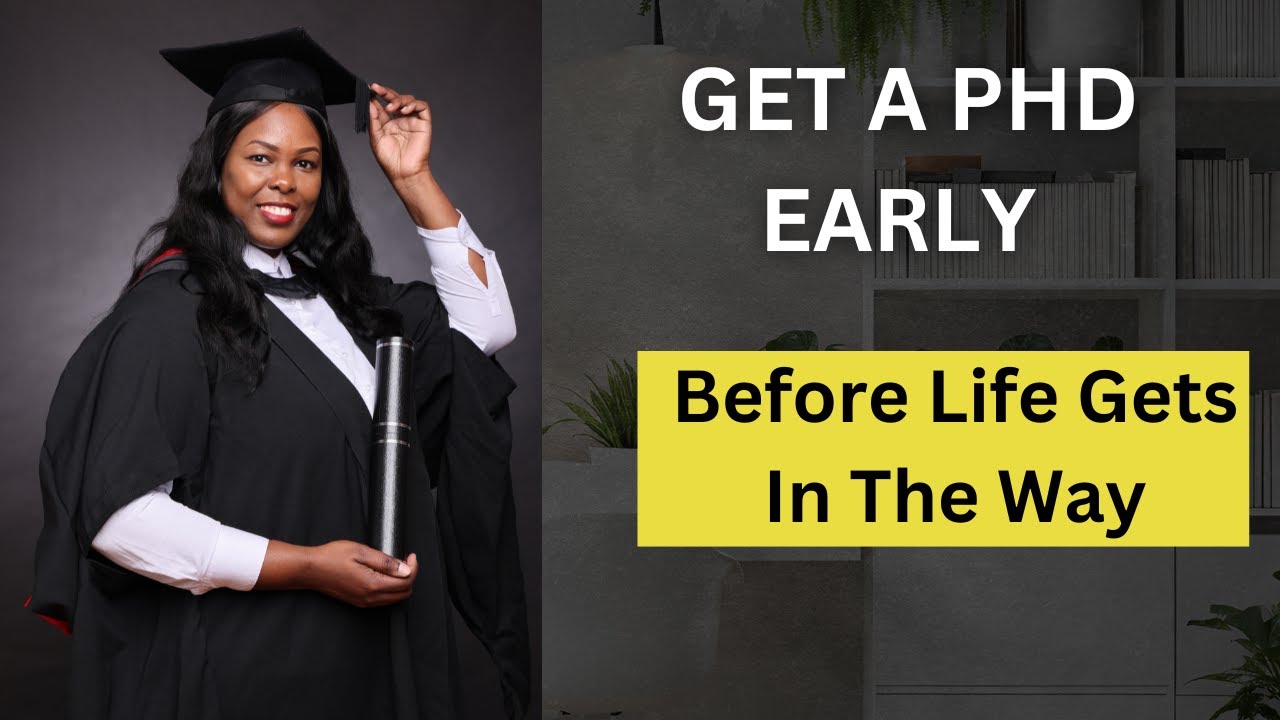 Get Off Your Behind And APPLY FOR A PHD Early