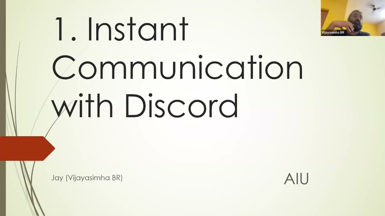 Project Communication with Discord  by Bachahally Radhakrishnan V
