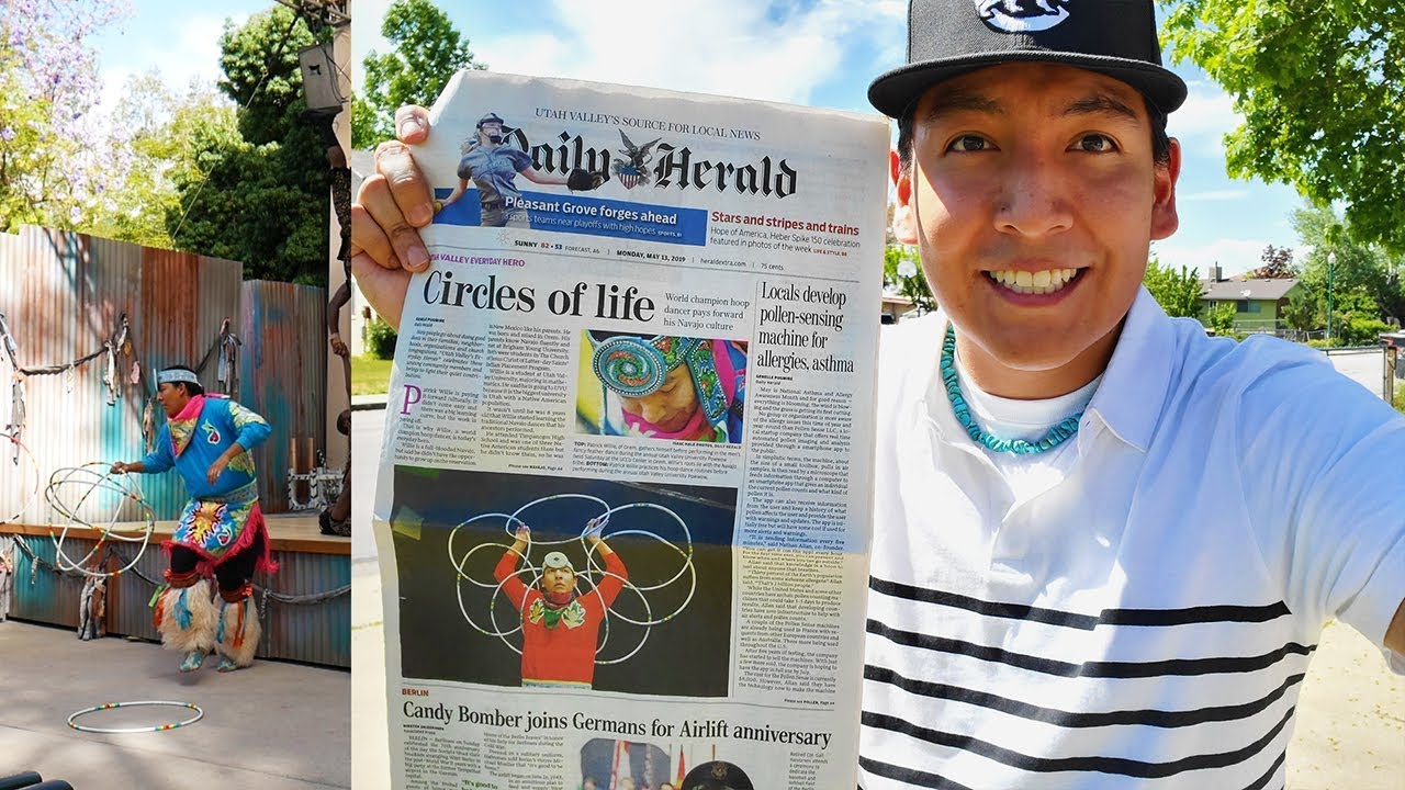 I'm on the Front Page News and on TV in California?!