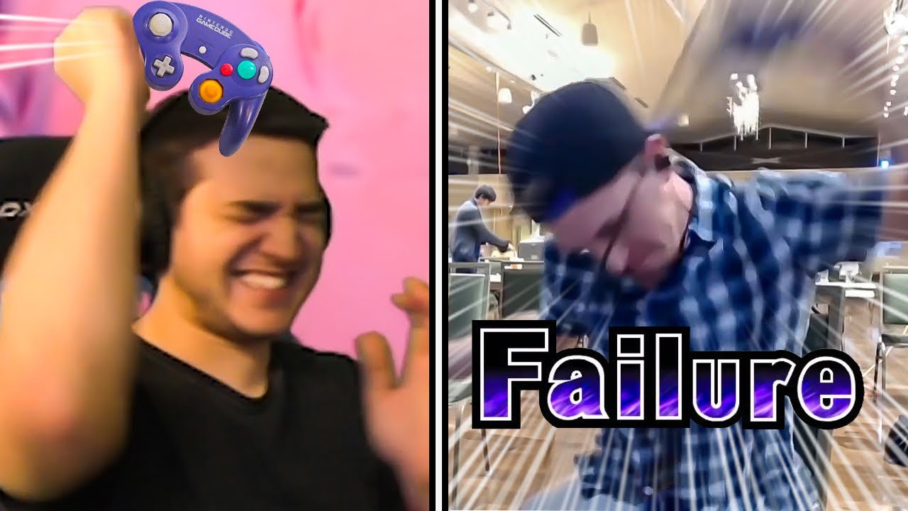 Reacting to SALTY SMASH PLAYERS BREAKING THEIR CONTROLLERS