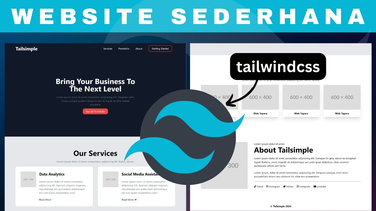 Dimulai dengan Yang Sederhana Saja | Membuat Website dengan Tailwind CSS