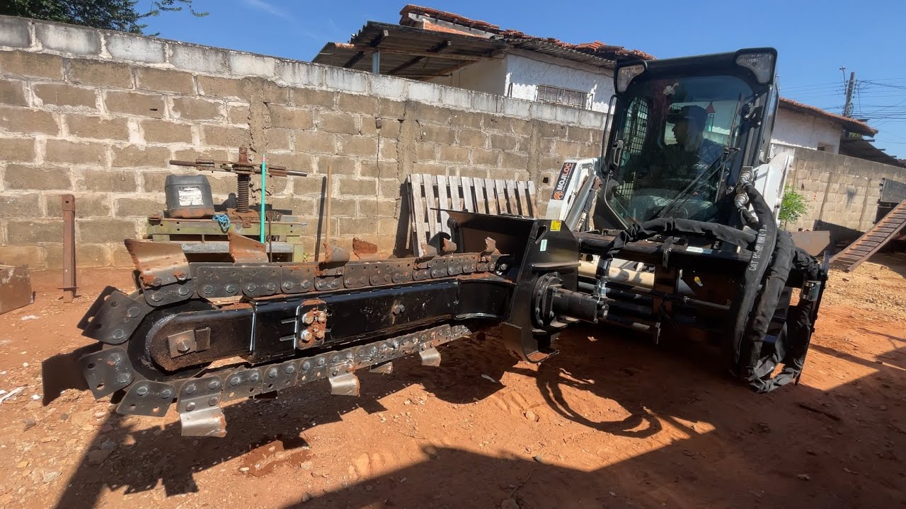 Primeiro teste da Valetadeira na Bobcat