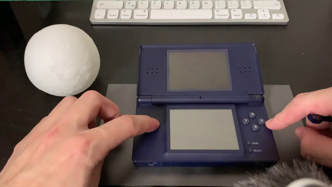 [ASMR] 懐かしの3DS Liteをタッピング　tapping