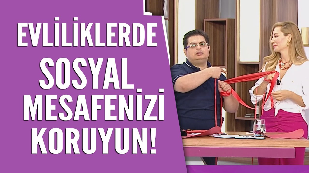 Evliliklerde sosyal mesafenizi doğru koruyun
