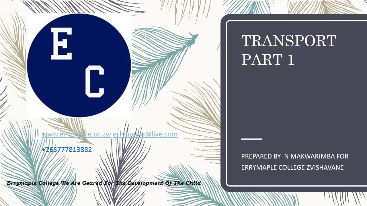 Transport: Commerce- 