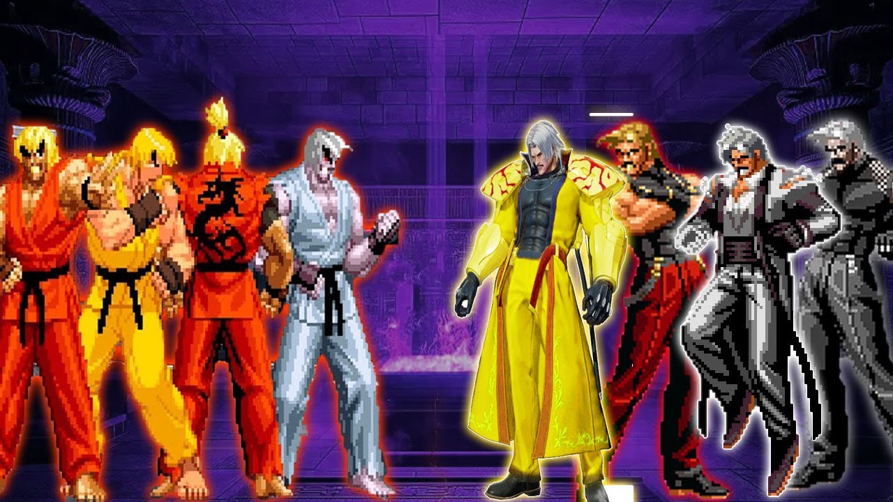 [Mugen KOF] Ken MAster Team Vs Rugal Bernstein Team
