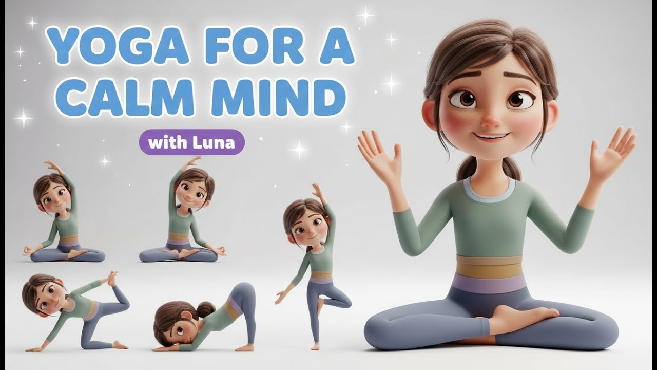 YOGA FOR CALM & RELAXATION  | A Happy Yoga Time | with Luna