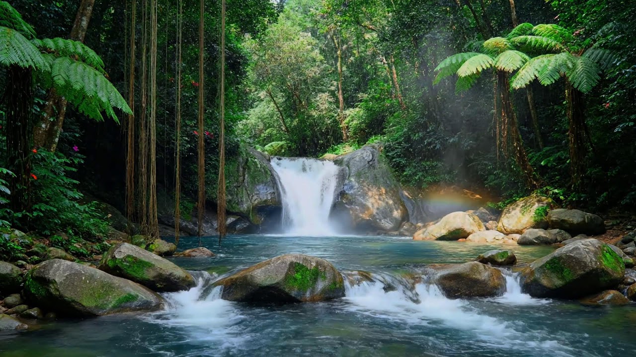 Gentle River Sound Ambience 🌊 Flowing Water for Deep Sleep, Meditation, and Relaxation #1360